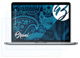 Schutzfolie Bruni kompatibel mit Apple MacBook 12 inch 2017, glasklare (2X)