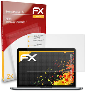 atFoliX FX-Antireflex Displayschutzfolie für Apple MacBook 12 inch (2017)