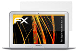 Panzerfolie atFoliX kompatibel mit Apple MacBook Air 11, entspiegelnde und stoßdämpfende FX (2X)