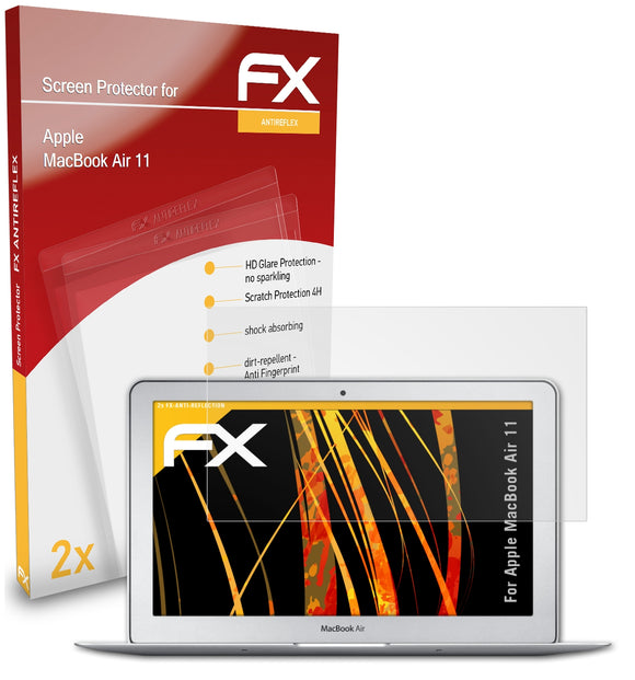 atFoliX FX-Antireflex Displayschutzfolie für Apple MacBook Air 11