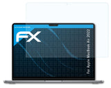 Schutzfolie atFoliX kompatibel mit Apple MacBook Air 2022, ultraklare FX (2X)