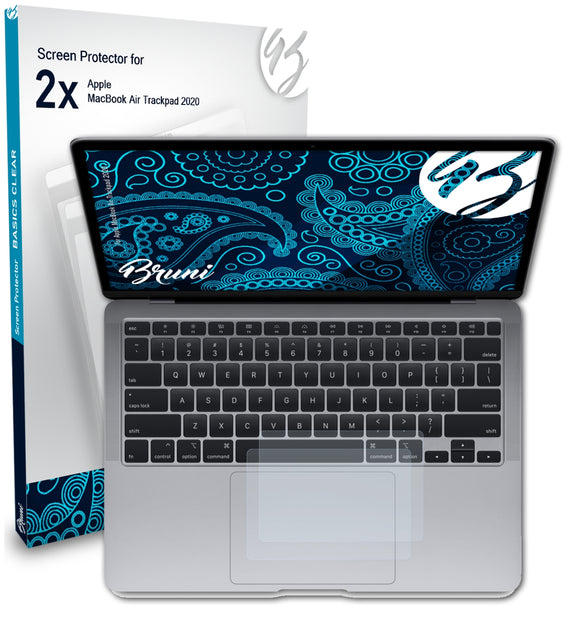Bruni Basics-Clear Displayschutzfolie für Apple MacBook Air Trackpad (2020)