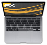 Panzerfolie atFoliX kompatibel mit Apple MacBook Air Trackpad 2020, entspiegelnde und stoßdämpfende FX (2X)