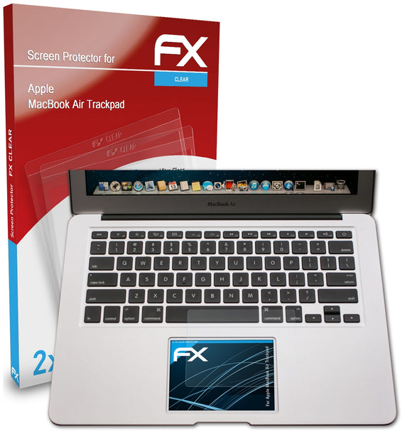 atFoliX FX-Clear Schutzfolie für Apple MacBook Air Trackpad
