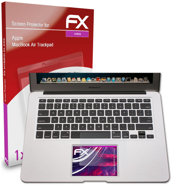 atFoliX FX-Hybrid-Glass Panzerglasfolie für Apple MacBook Air Trackpad