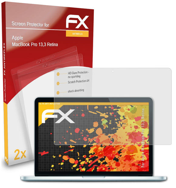 atFoliX FX-Antireflex Displayschutzfolie für Apple MacBook Pro 13,3 Retina