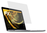 Panzerfolie atFoliX kompatibel mit Apple MacBook Pro 2016 13 inch, entspiegelnde und stoßdämpfende FX (2X)