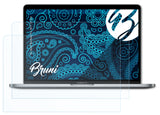 Schutzfolie Bruni kompatibel mit Apple MacBook Pro 2017 13 inch, glasklare (2X)