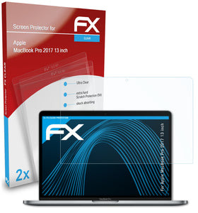 atFoliX FX-Clear Schutzfolie für Apple MacBook Pro 2017 13 inch