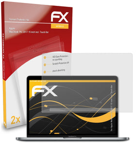 atFoliX FX-Antireflex Displayschutzfolie für Apple MacBook Pro 2017 15 inch (incl. Touch Bar)