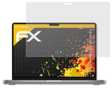 Panzerfolie atFoliX kompatibel mit Apple MacBook Pro 2021 14 inch, entspiegelnde und stoßdämpfende FX (2X)