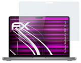 Glasfolie atFoliX kompatibel mit Apple MacBook Pro 2021 14 inch, 9H Hybrid-Glass FX