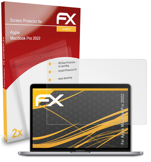 atFoliX FX-Antireflex Displayschutzfolie für Apple MacBook Pro (2022)