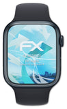 Schutzfolie atFoliX passend für Apple Watch 45 mm Series 8, ultraklare und flexible FX (3X)