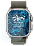 Schutzfolie Bruni kompatibel mit Apple Watch Ultra, glasklare (2X)