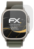 Panzerfolie atFoliX kompatibel mit Apple Watch Ultra, entspiegelnde und stoßdämpfende FX (3X)