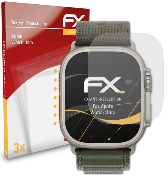 atFoliX FX-Antireflex Displayschutzfolie für Apple Watch Ultra