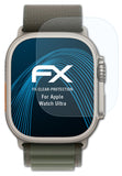 Schutzfolie atFoliX kompatibel mit Apple Watch Ultra, ultraklare FX (3X)