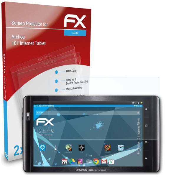 atFoliX FX-Clear Schutzfolie für Archos 101 Internet Tablet