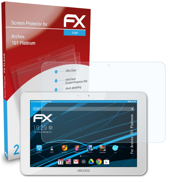 atFoliX FX-Clear Schutzfolie für Archos 101 Platinum