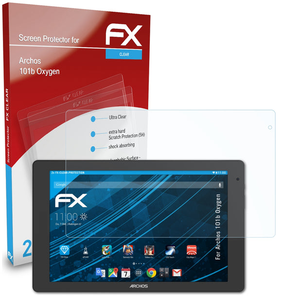atFoliX FX-Clear Schutzfolie für Archos 101b Oxygen