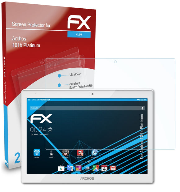 atFoliX FX-Clear Schutzfolie für Archos 101b Platinum