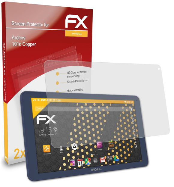 atFoliX FX-Antireflex Displayschutzfolie für Archos 101c Copper