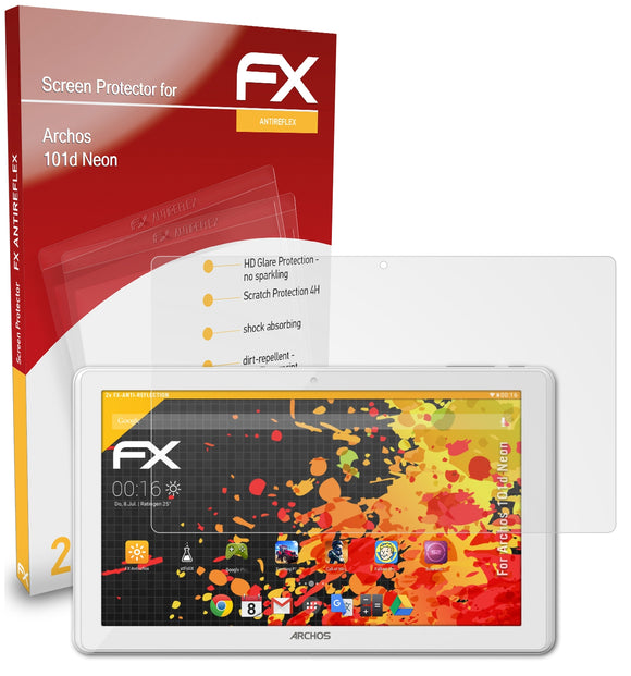 atFoliX FX-Antireflex Displayschutzfolie für Archos 101d Neon