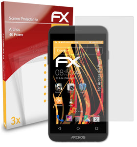 atFoliX FX-Antireflex Displayschutzfolie für Archos 40 Power