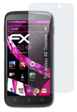 Glasfolie atFoliX kompatibel mit Archos 40 Titanium, 9H Hybrid-Glass FX