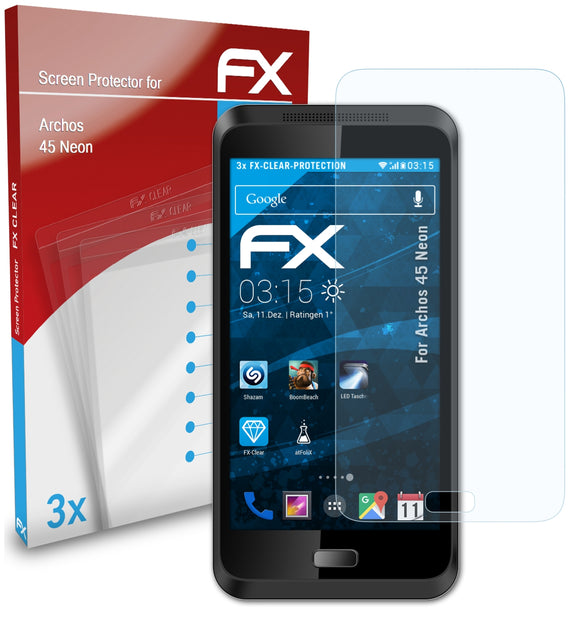 atFoliX FX-Clear Schutzfolie für Archos 45 Neon
