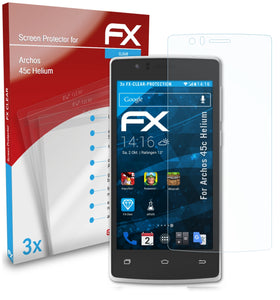 atFoliX FX-Clear Schutzfolie für Archos 45c Helium