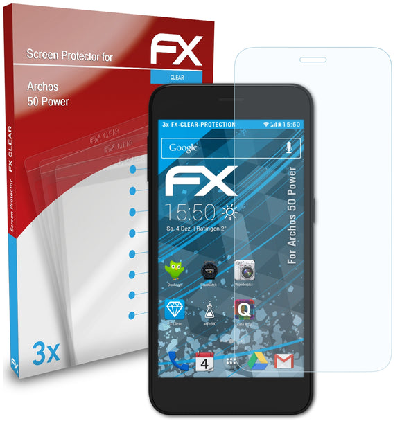atFoliX FX-Clear Schutzfolie für Archos 50 Power