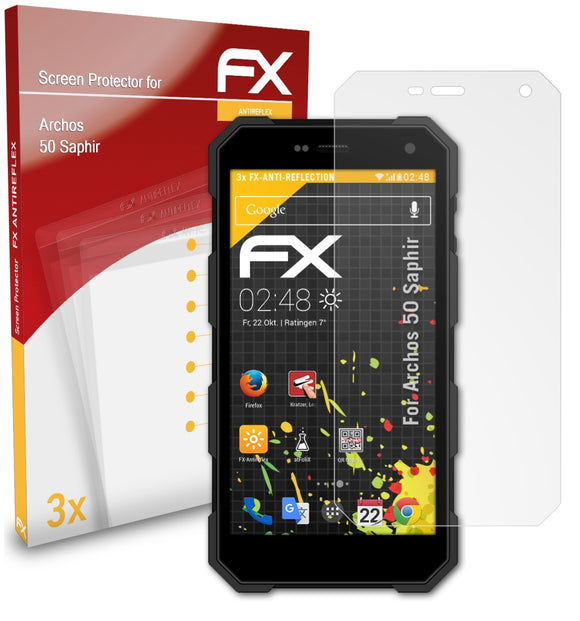 atFoliX FX-Antireflex Displayschutzfolie für Archos 50 Saphir