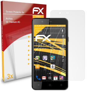 atFoliX FX-Antireflex Displayschutzfolie für Archos 50 Titanium 4G