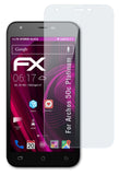 Glasfolie atFoliX kompatibel mit Archos 50c Platinum, 9H Hybrid-Glass FX