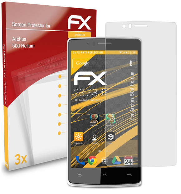 atFoliX FX-Antireflex Displayschutzfolie für Archos 50d Helium