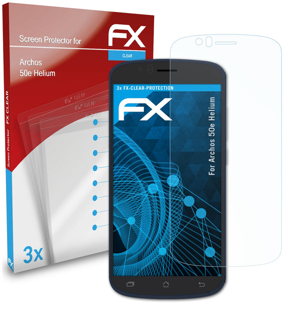 atFoliX FX-Clear Schutzfolie für Archos 50e Helium