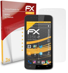 atFoliX FX-Antireflex Displayschutzfolie für Archos 53 Titanium