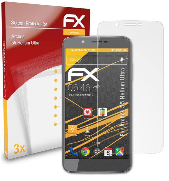 atFoliX FX-Antireflex Displayschutzfolie für Archos 55 Helium Ultra