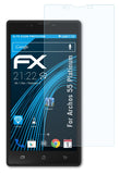 Schutzfolie atFoliX kompatibel mit Archos 55 Platinum, ultraklare FX (3X)