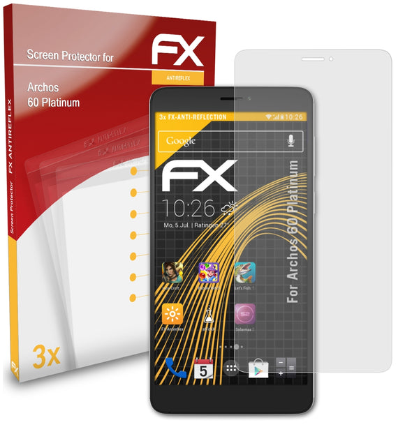 atFoliX FX-Antireflex Displayschutzfolie für Archos 60 Platinum