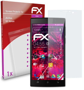 atFoliX FX-Hybrid-Glass Panzerglasfolie für Archos 62 Xenon