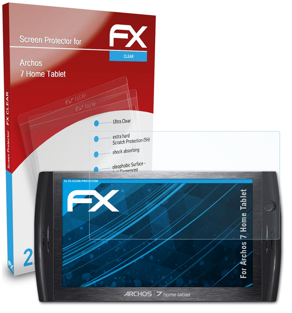 atFoliX FX-Clear Schutzfolie für Archos 7 Home Tablet