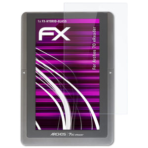 atFoliX FX-Hybrid-Glass Panzerglasfolie für Archos 70 eReader