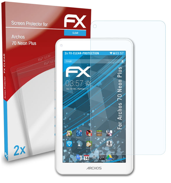 atFoliX FX-Clear Schutzfolie für Archos 70 Neon Plus