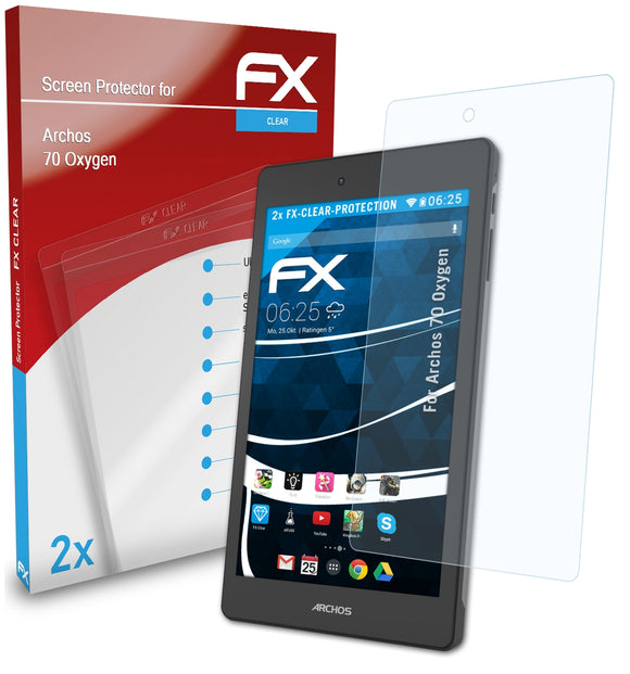 atFoliX FX-Clear Schutzfolie für Archos 70 Oxygen