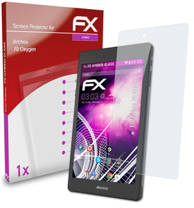 atFoliX FX-Hybrid-Glass Panzerglasfolie für Archos 70 Oxygen