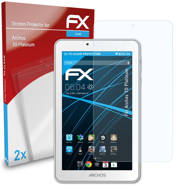 atFoliX FX-Clear Schutzfolie für Archos 70 Platinum