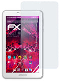 Glasfolie atFoliX kompatibel mit Archos 70 Platinum, 9H Hybrid-Glass FX